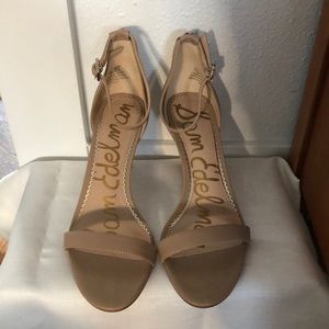 Sam Edelman Patti Ankle Strap Sandal, Nude